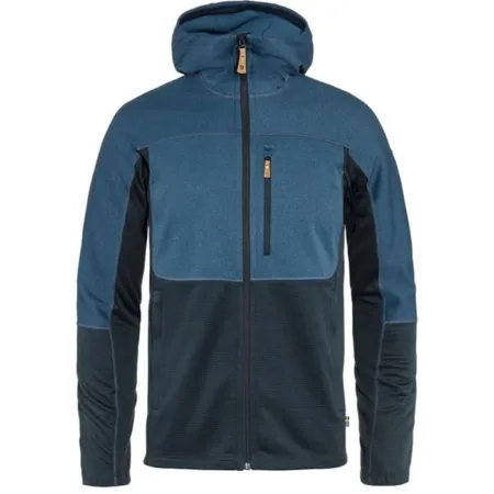 Fjällräven Abisko Trail Fleecejakke - Mørk Navy Tilbud!