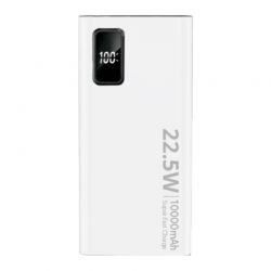 Sign Super Powerbank 10000mAh 225W - Hvid Powerbank