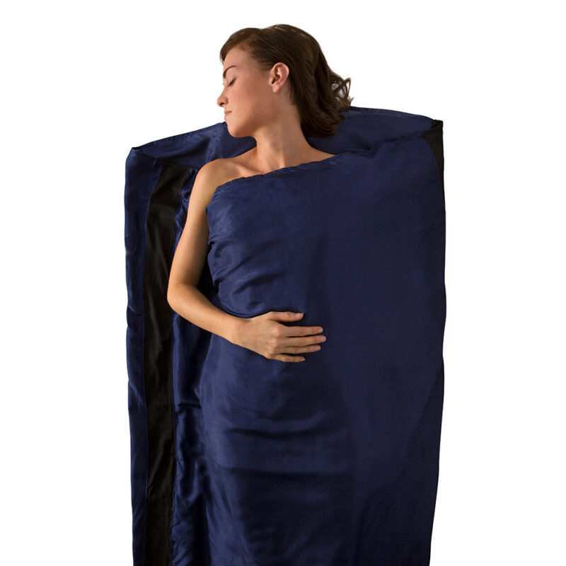Sea To Summit Silke Stretch Liner 92 x 225 cm Navy