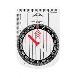 Demo Kompas 25x37cm Hvid - Perfekt til Udeliv