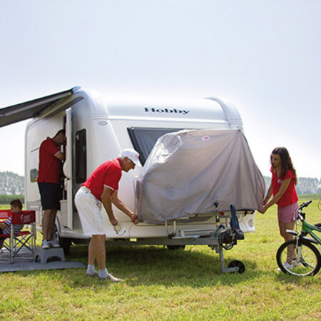 Cykelovertræk til 2 cykler - perfekt til camping!