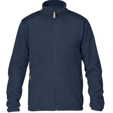 Fjällräven Sten Fleece til Mænd - Mørk Navy Tilbud