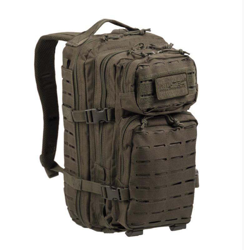 Mil-tec Rygsæk US Pack Small - Laser Cut Olive