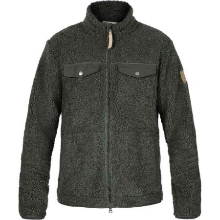 Fjällräven Greenland Pile Fleece i Deep Forest - Fleecejakke
