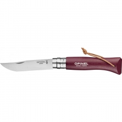 Opinel Trekking N°08 Kniv i Bourgogne - Hurtig Levering!